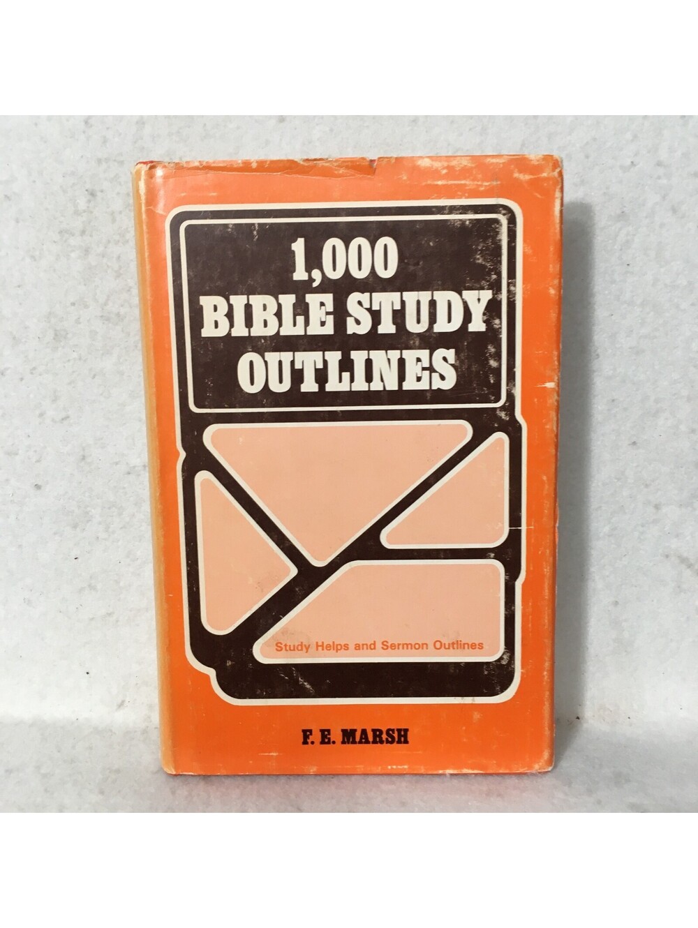 Bible Believer God 1000 BIBLE STUDY OUTLINES PF MARSH 1978 SERMON STUDY HELPS